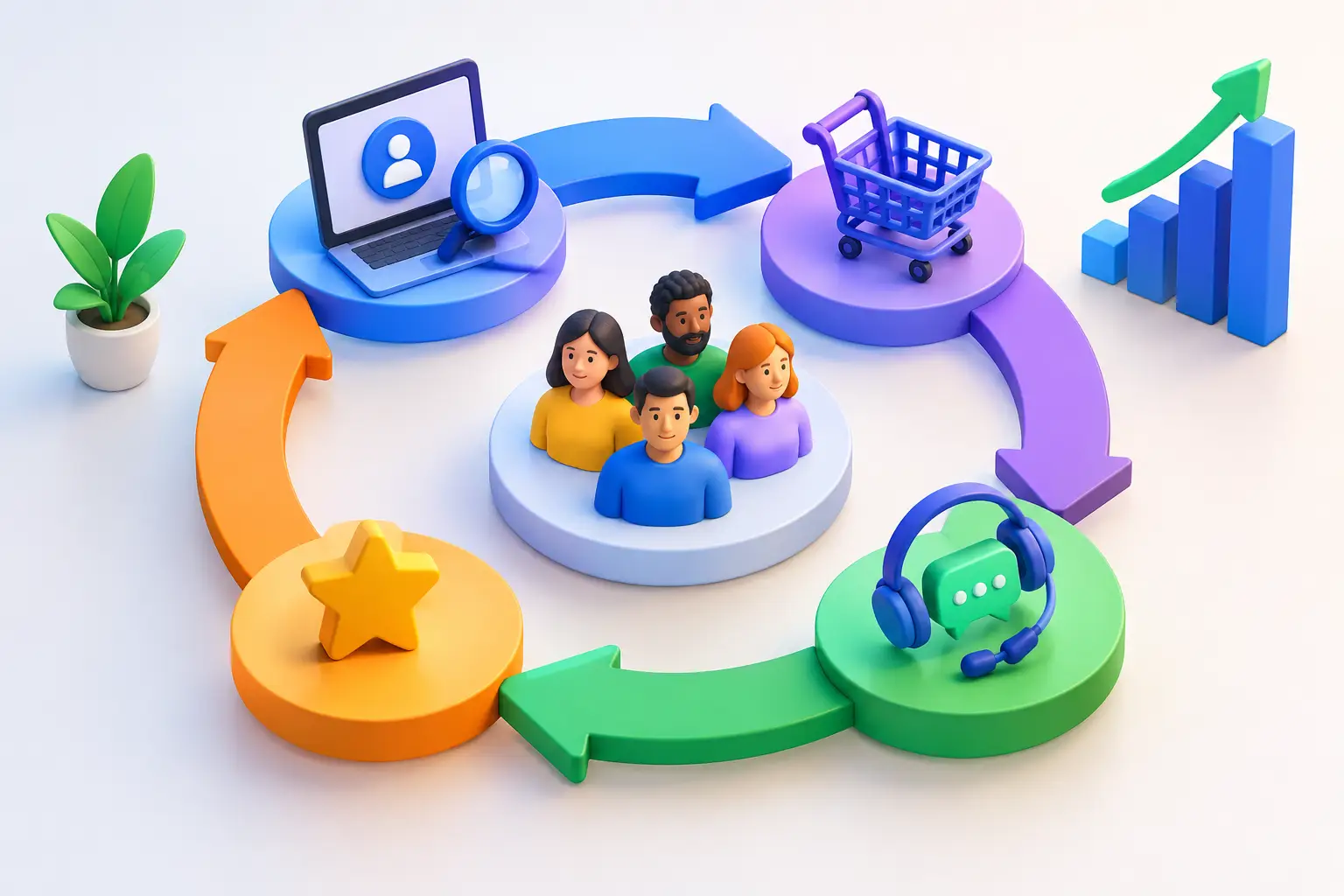 Como fechar o ciclo de clientes com ação e escala