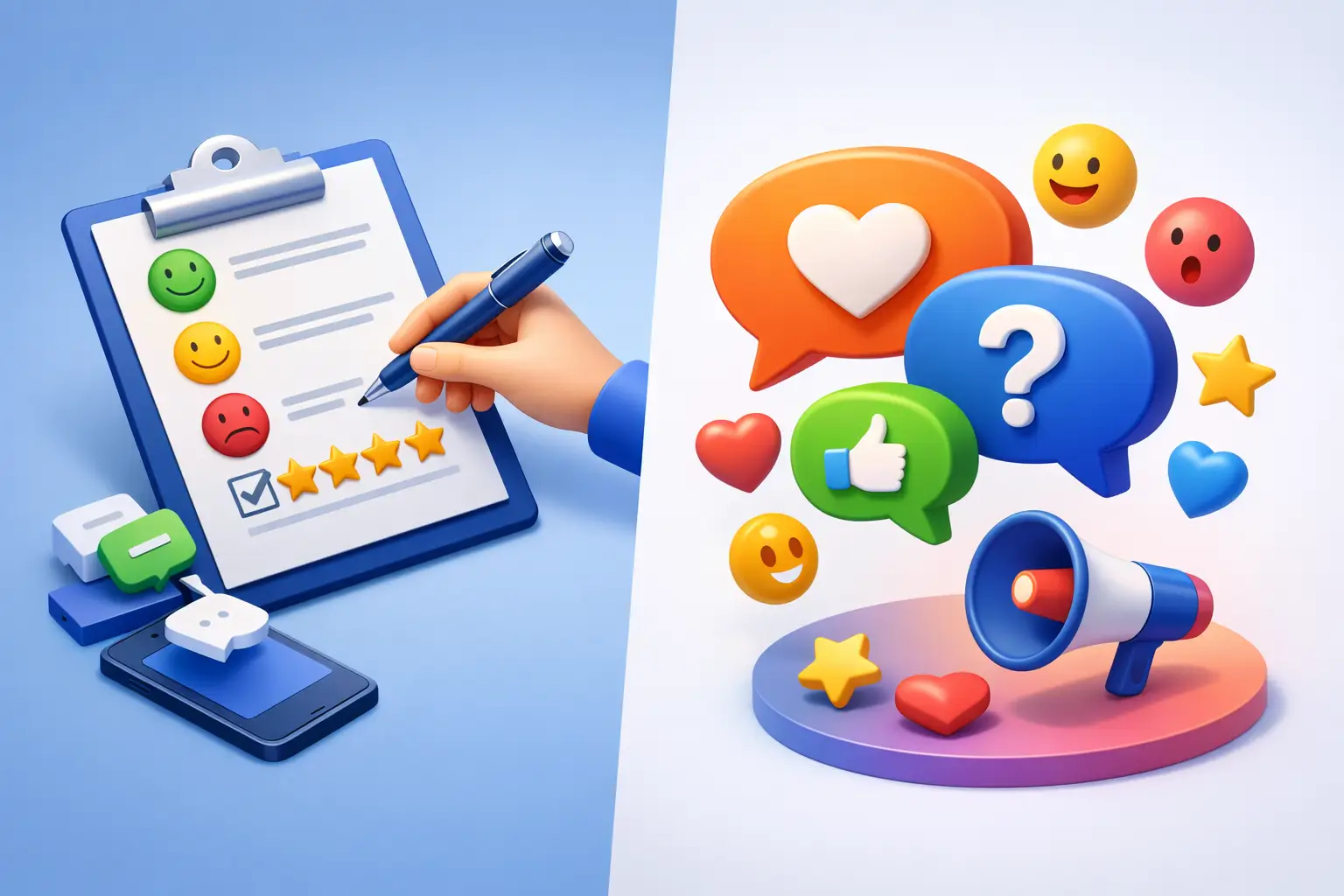 Feedback solicitado versus espontâneo na CX