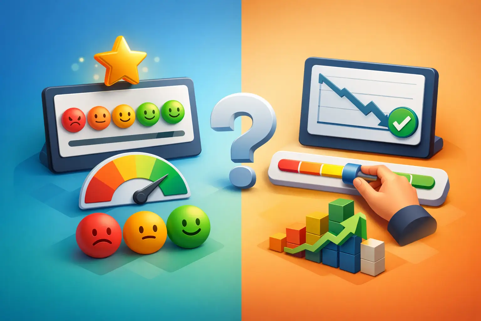 NPS versus CES: qual métrica move a operação?