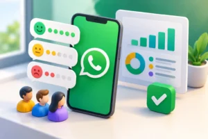 Pesquisa WhatsApp: feedback acionável em escala