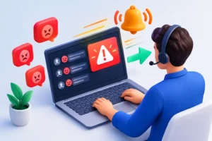 Alertas para detratores que aceleram a resposta