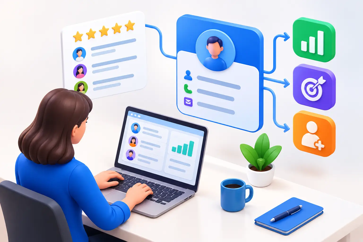 Como integrar avaliações com CRM para agir melhor