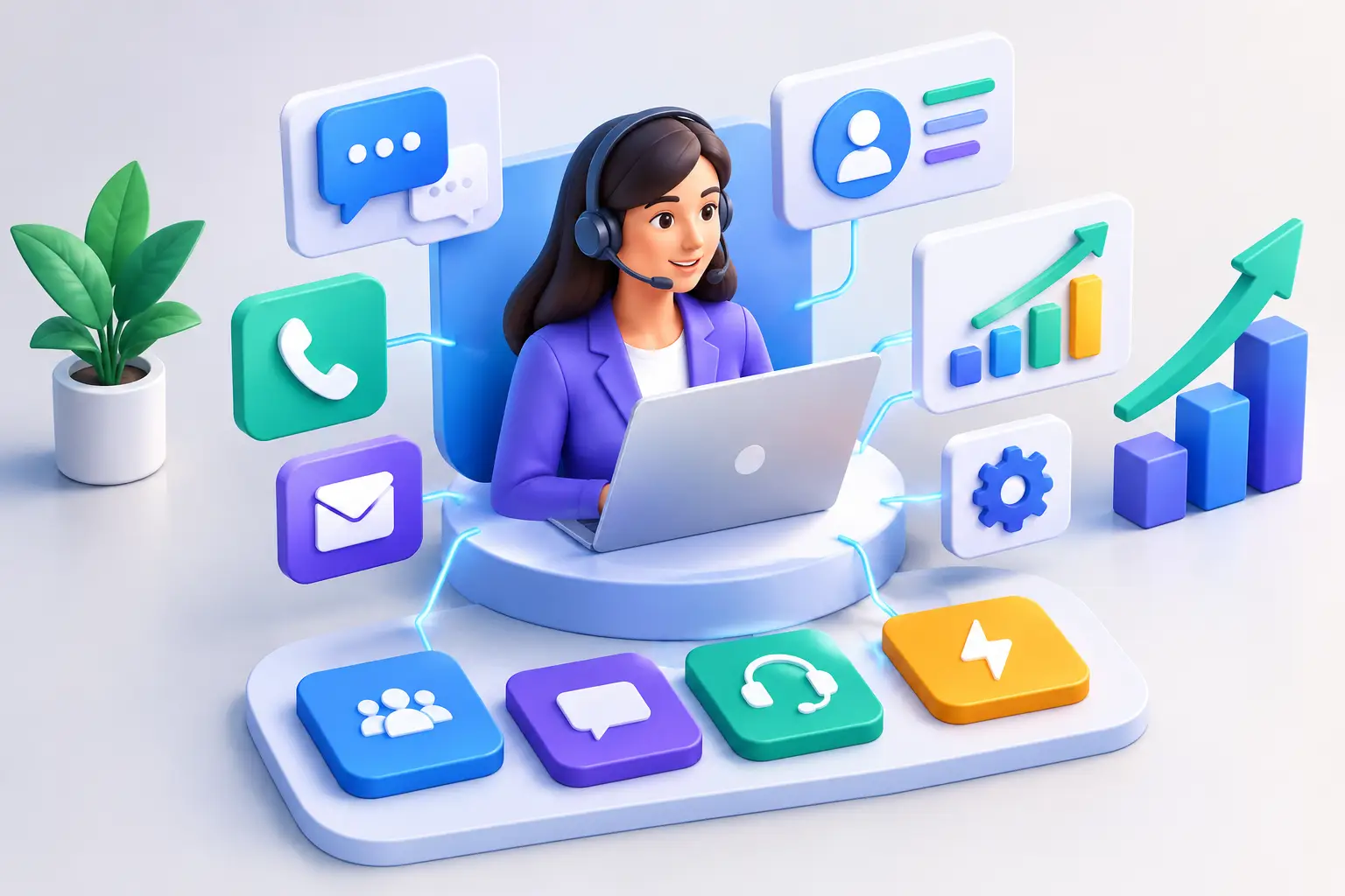 Recursos de plataforma CX que geram ação